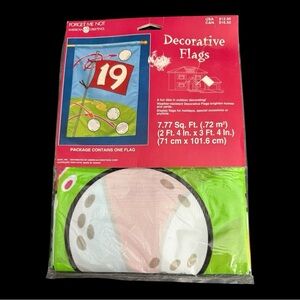 American Greetings Decorative Nylon Outdoor Flag - 19th Hole 
NWT
